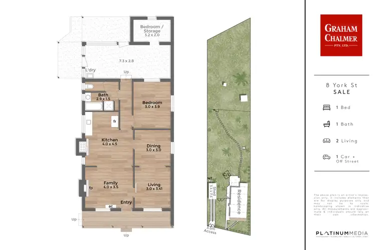 Floorplan of Homely house listing, 8 York Street, Sale VIC 3850
