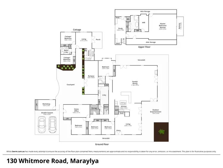 Floorplan of Homely rural property listing, 130 Whitmore Road, Maraylya NSW 2765