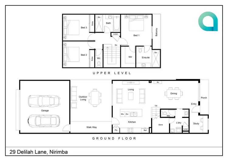 Floorplan of Homely house listing, 29 Delilah Lane, Nirimba QLD 4551