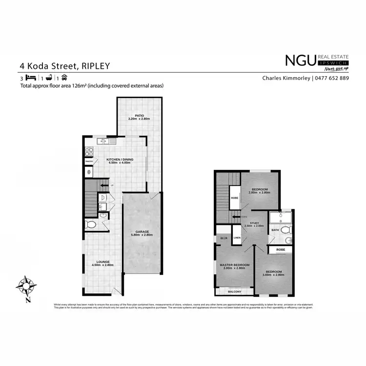Floorplan of Homely townhouse listing, 4 Koda Street, Ripley QLD 4306