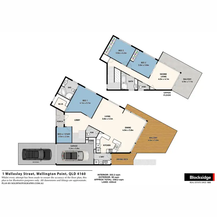 Floorplan of Homely house listing, 1 Wellesley Street, Wellington Point QLD 4160