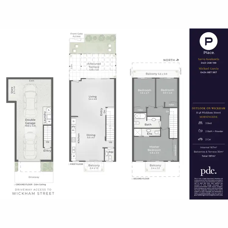 Floorplan of Homely townhouse listing, 8/48 Wickham Street, Morningside QLD 4170