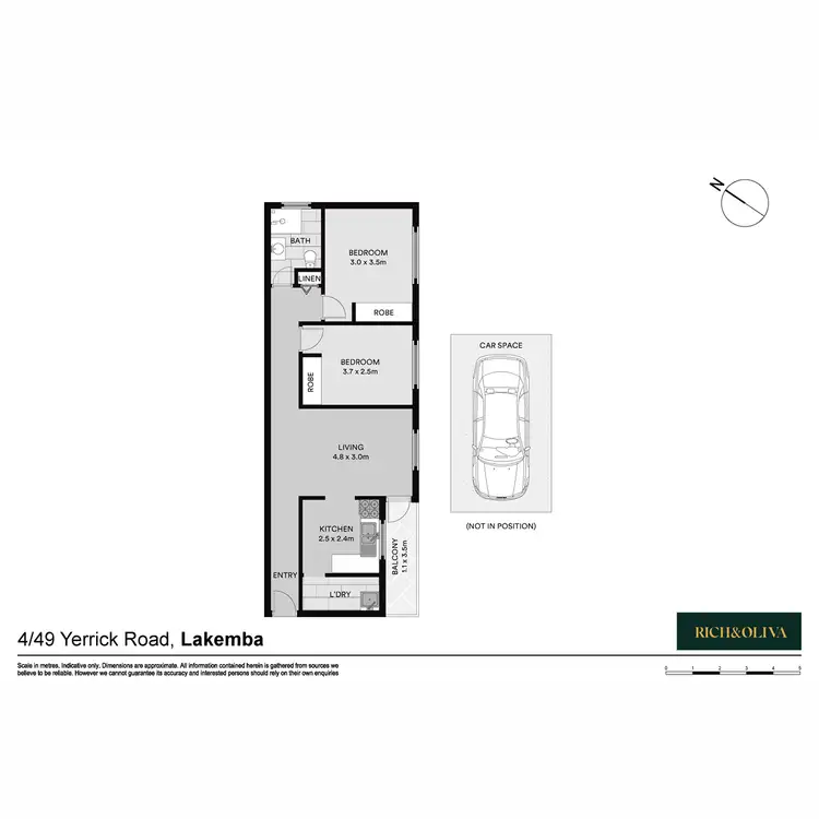 Floorplan of Homely apartment listing, 4/49 Yerrick Road, Lakemba NSW 2195