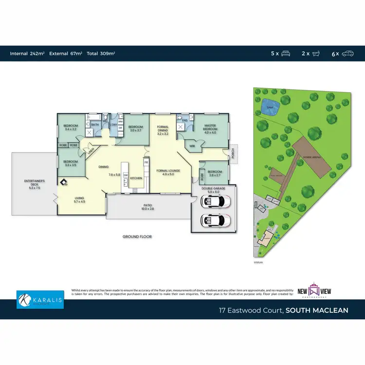 Floorplan of Homely rural property listing, 17 Eastwood Court, South Maclean QLD 4280