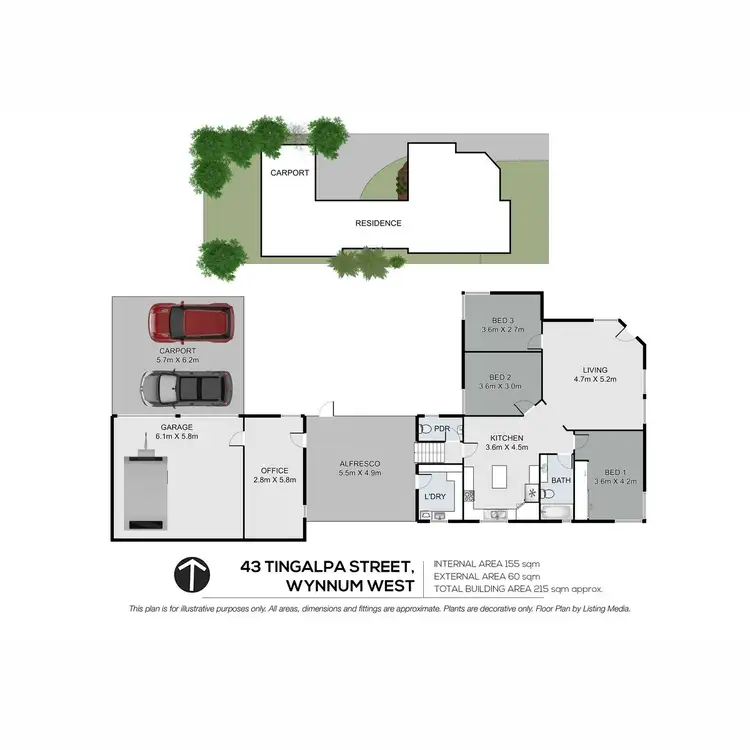 Floorplan of Homely house listing, 43 Tingalpa Street, Wynnum West QLD 4178