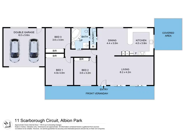 Floorplan of Homely house listing, 11 Scarborough Circuit, Albion Park NSW 2527