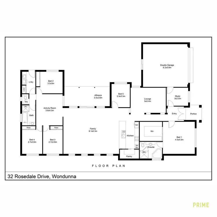 Floorplan of Homely house listing, 32 Rosedale Drive, Wondunna QLD 4655