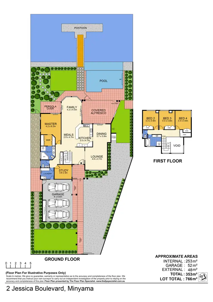 Floorplan of Homely house listing, 2 Jessica Boulevard, Minyama QLD 4575