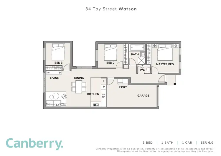 Floorplan of Homely house listing, 84 Tay Street, Watson ACT 2602