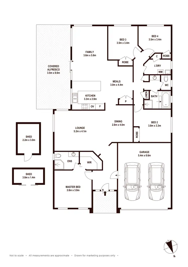 Floorplan of Homely house listing, 48A Cameron Street, Doonside NSW 2767