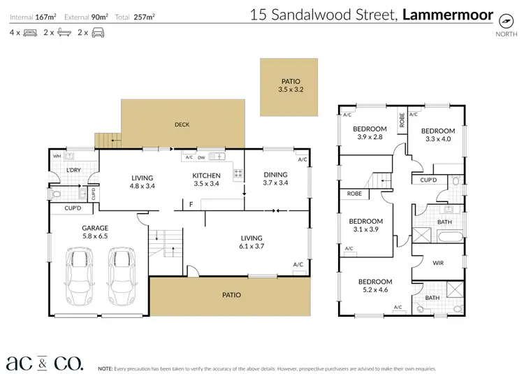 Floorplan of Homely house listing, 15 Sandalwood Drive, Lammermoor QLD 4703