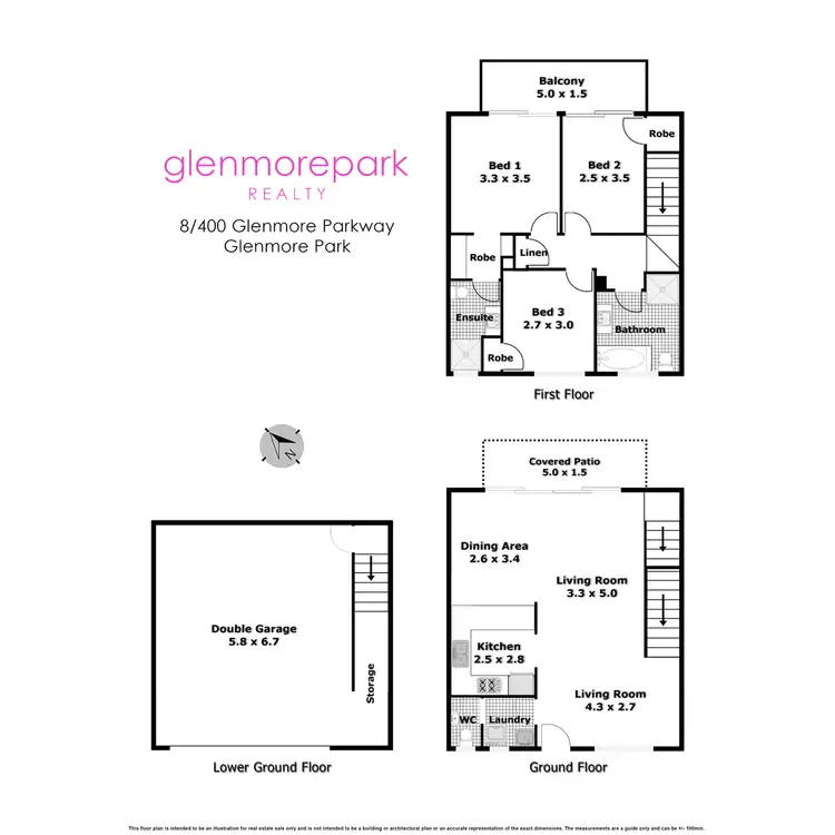 Floorplan of Homely townhouse listing, 8/400 Glenmore Parkway, Glenmore Park NSW 2745