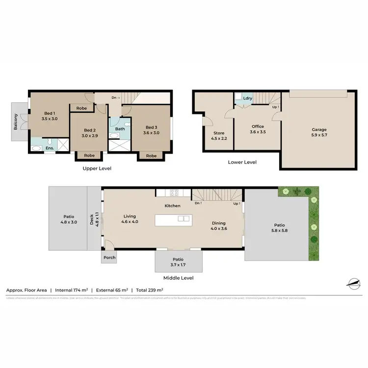 Floorplan of Homely townhouse listing, 1/11 Rennie Street, Indooroopilly QLD 4068