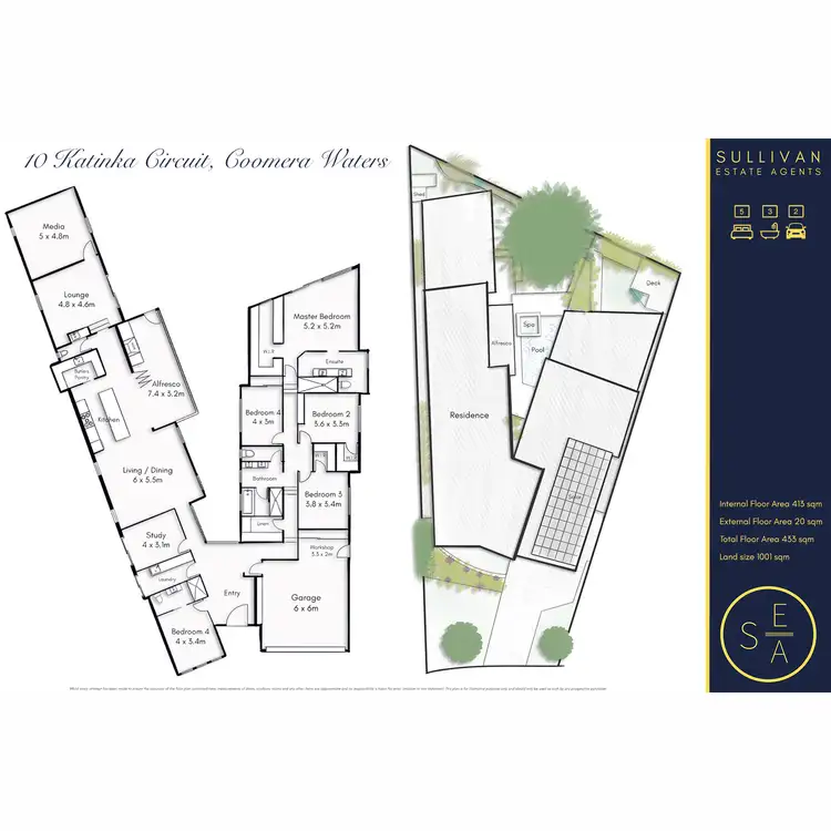 Floorplan of Homely house listing, 10 Katinka Circuit, Coomera Waters QLD 4209