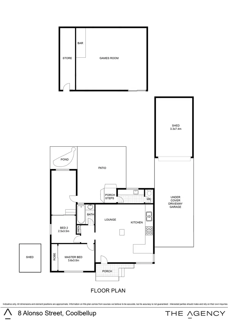 Floorplan of Homely house listing, 8 Alonso Street, Coolbellup WA 6163