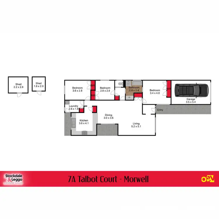 Floorplan of Homely house listing, 7A Talbot Court, Morwell VIC 3840