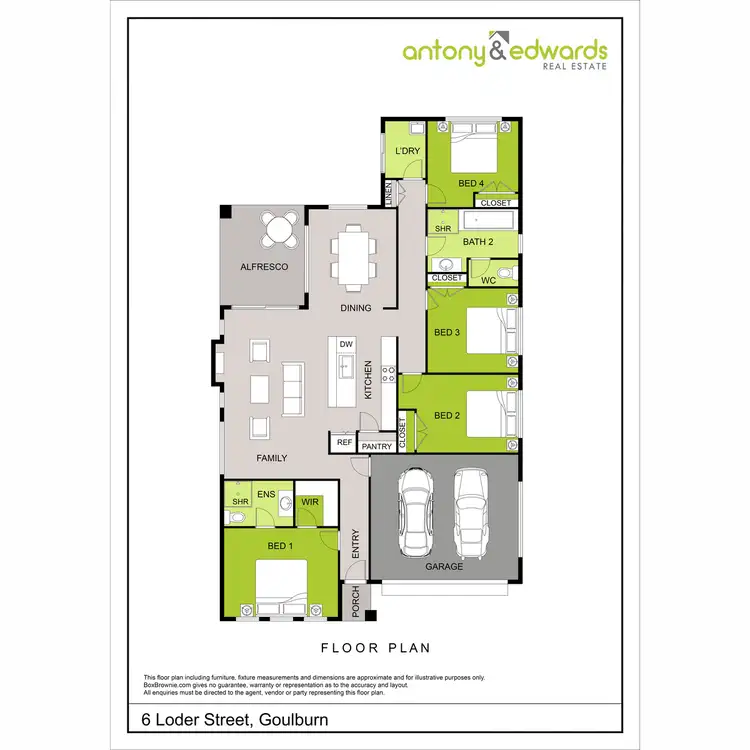 Floorplan of Homely house listing, 6 Loder Street, Goulburn NSW 2580