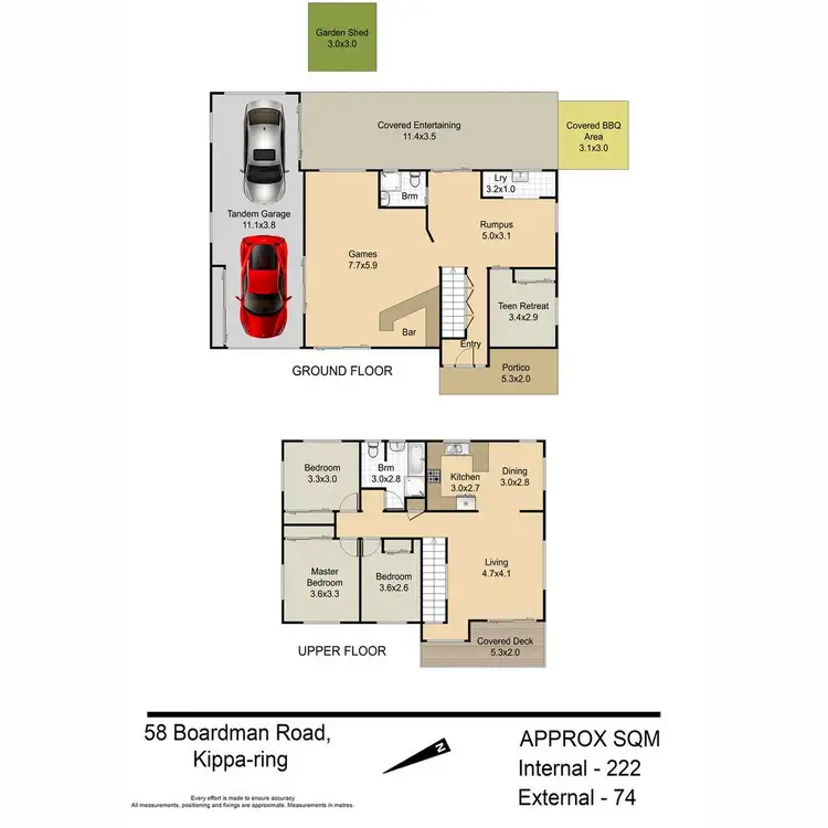 Floorplan of Homely house listing, 58 Boardman Road, Kippa-Ring QLD 4021