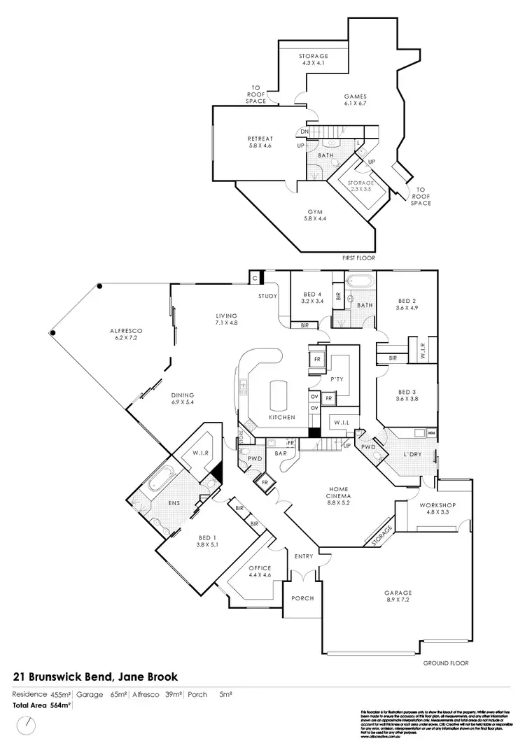 Floorplan of Homely house listing, 21 Brunswick Bend, Jane Brook WA 6056