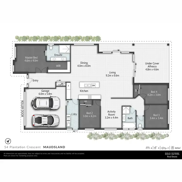 Floorplan of Homely house listing, 54 Plantation Crescent, Maudsland QLD 4210