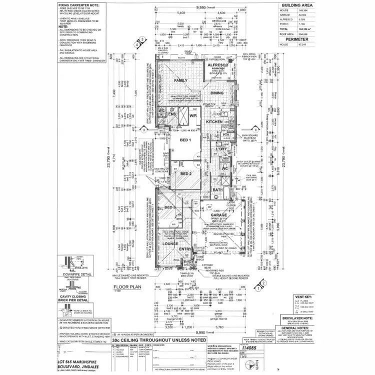 Floorplan of Homely house listing, 8 Marlinspike Boulevard, Jindalee WA 6036
