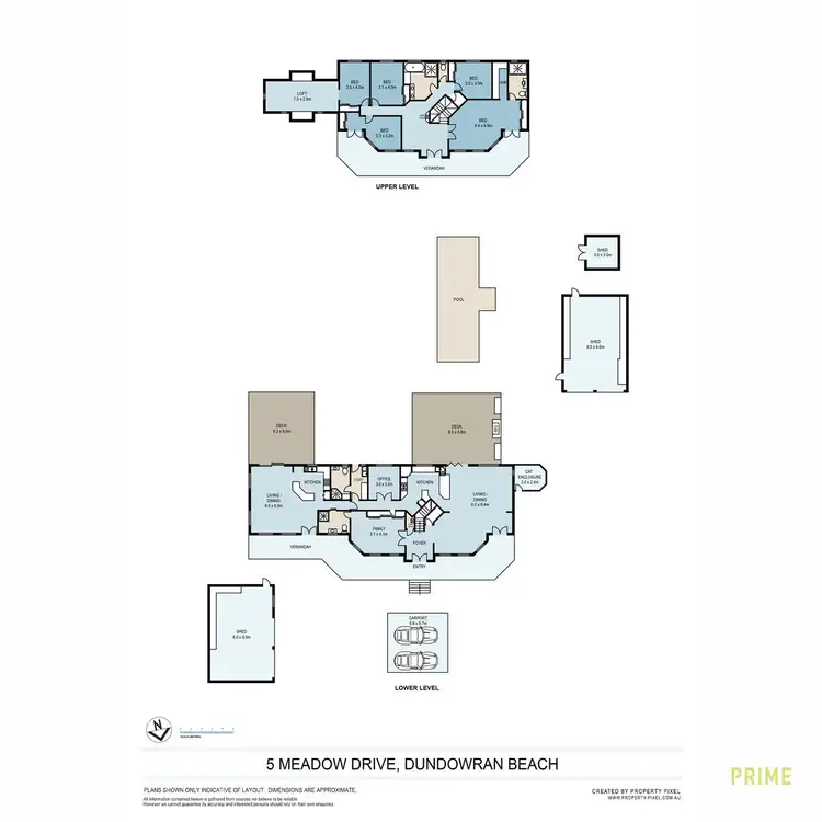 Floorplan of Homely house listing, 5 Meadow Drive, Dundowran Beach QLD 4655