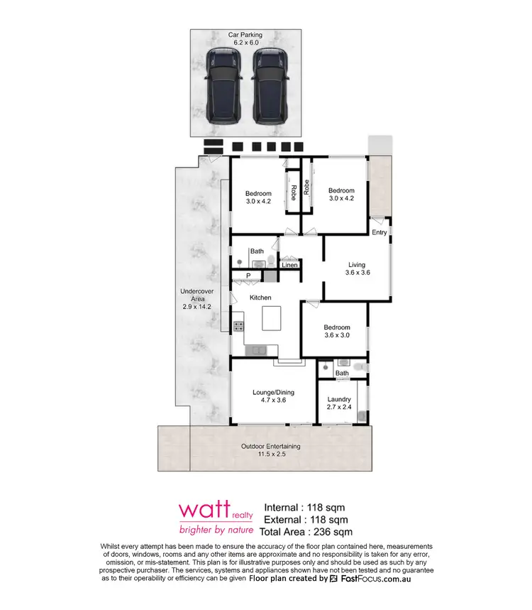 Floorplan of Homely house listing, 36A Funnell Street, Zillmere QLD 4034