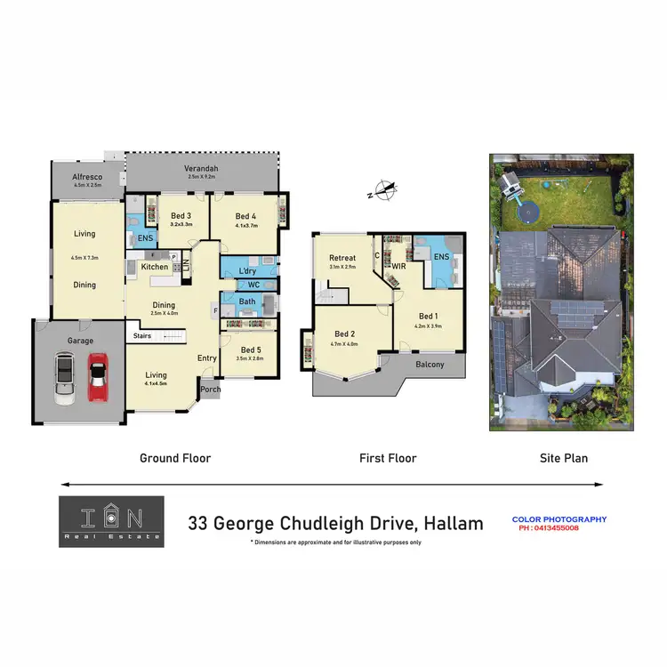 Floorplan of Homely house listing, 33 George Chudleigh Drive, Hallam VIC 3803