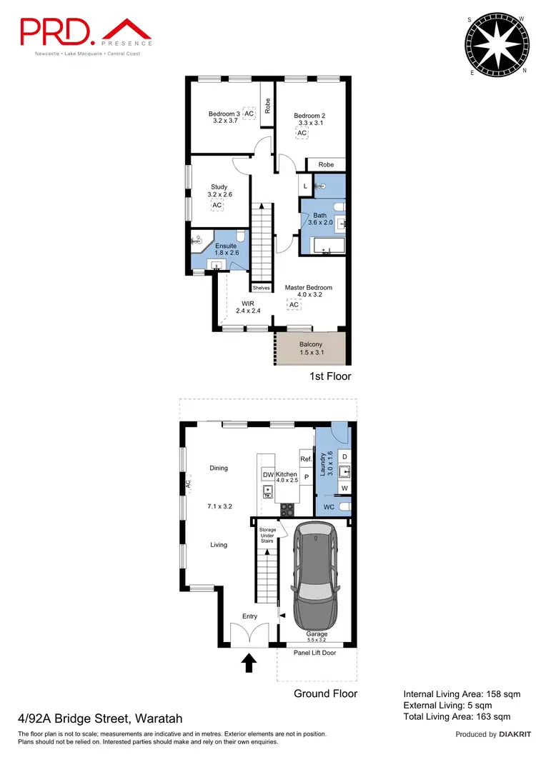 Floorplan of Homely townhouse listing, 4/92A Bridge Street, Waratah NSW 2298