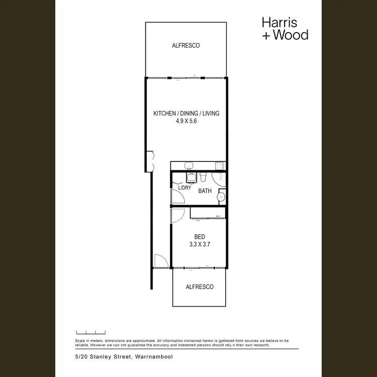 Floorplan of Homely apartment listing, 5/20 Stanley Street, Warrnambool VIC 3280
