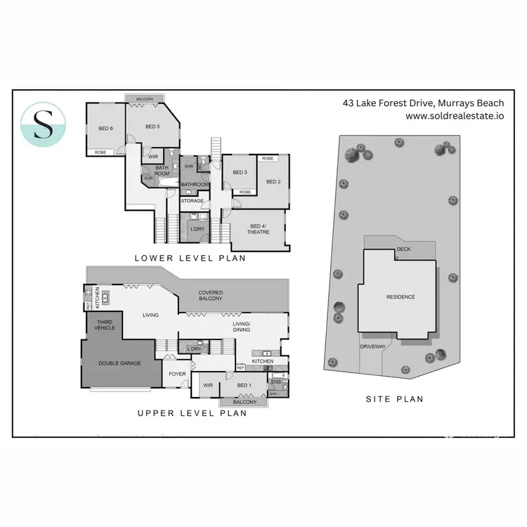 Floorplan of Homely house listing, 43 Lake Forest Drive, Murrays Beach NSW 2281
