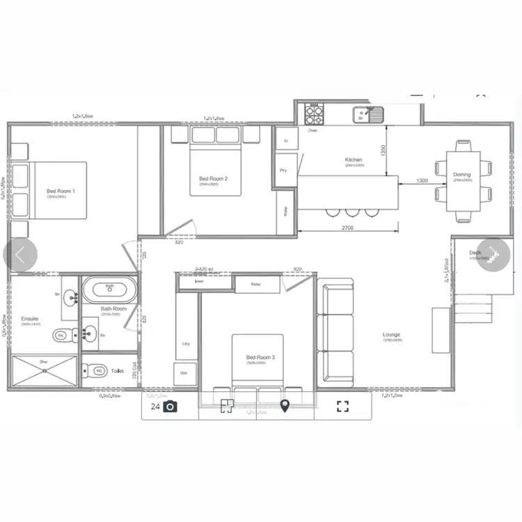 Floorplan of Homely house listing, 6 Ladybird Lane, Crows Nest QLD 4355