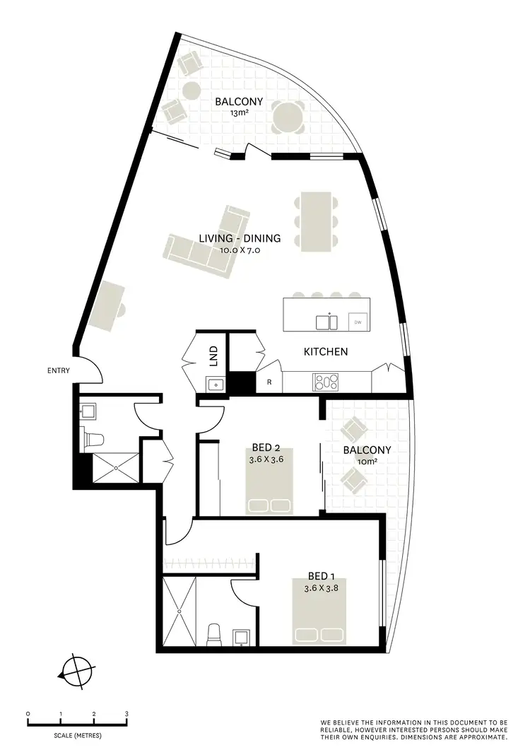 Floorplan of Homely apartment listing, 106/18-28 Neild Avenue, Darlinghurst NSW 2010