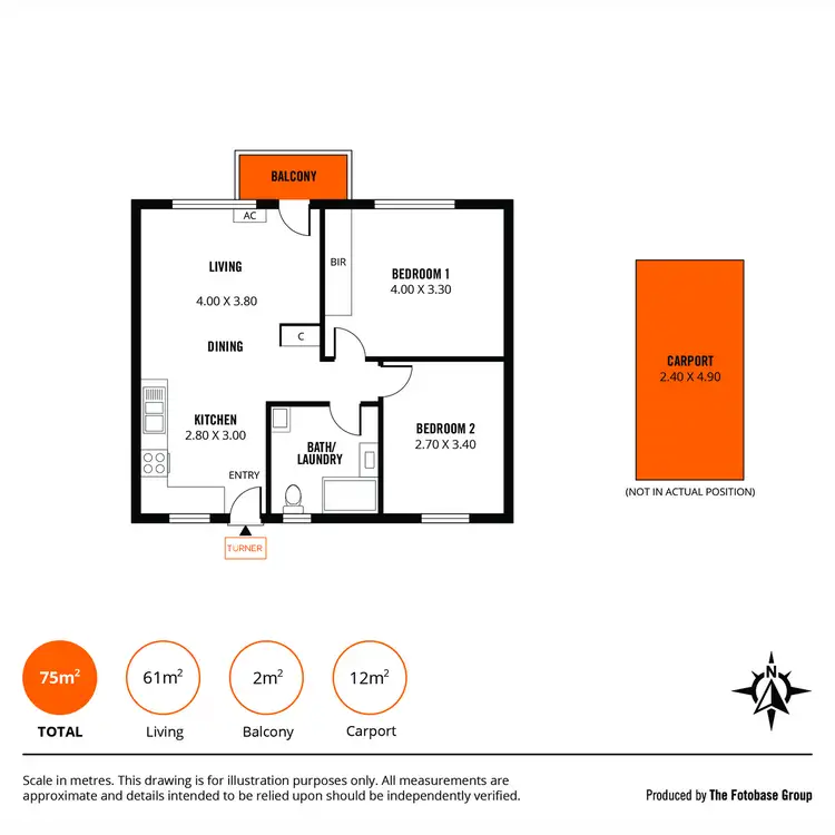 Floorplan of Homely unit listing, 5/36 Chilworth Avenue, Enfield SA 5085