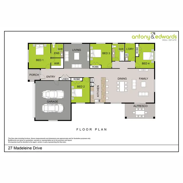 Floorplan of Homely house listing, 27 Madeleine Drive, Goulburn NSW 2580