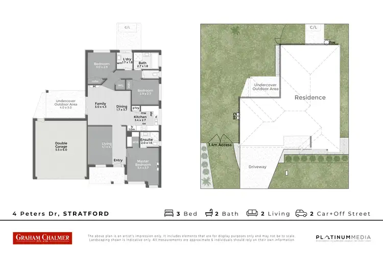 Floorplan of Homely house listing, 4 Peters Drive, Stratford VIC 3862