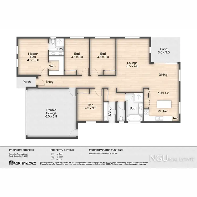Floorplan of Homely house listing, 36 John Storey Court, Park Ridge QLD 4125