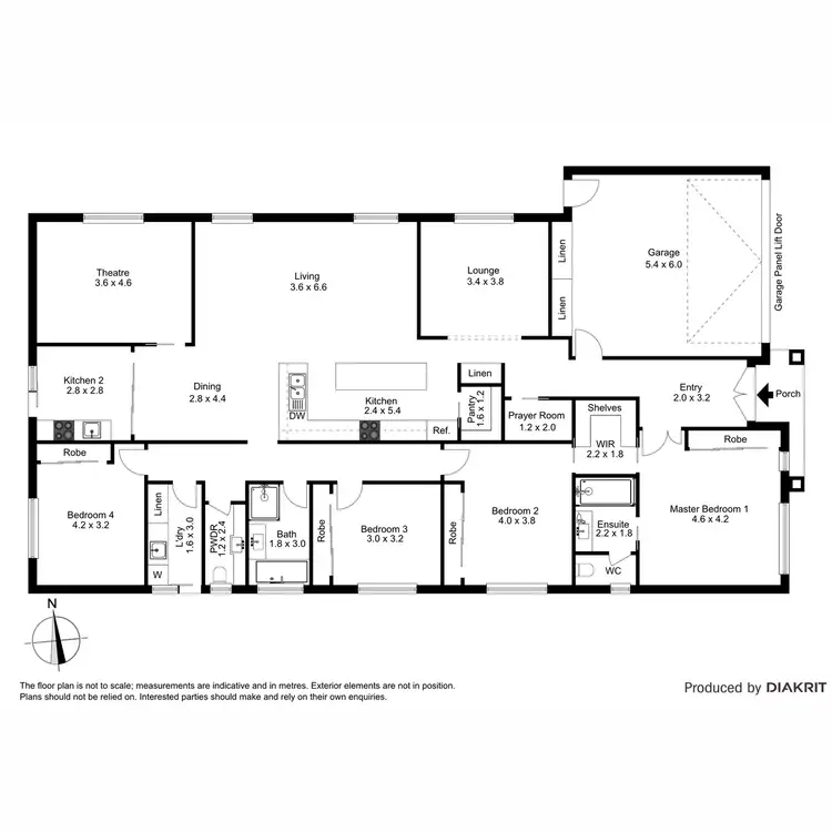 Floorplan of Homely house listing, 58 Arnaud Loop, Wollert VIC 3750
