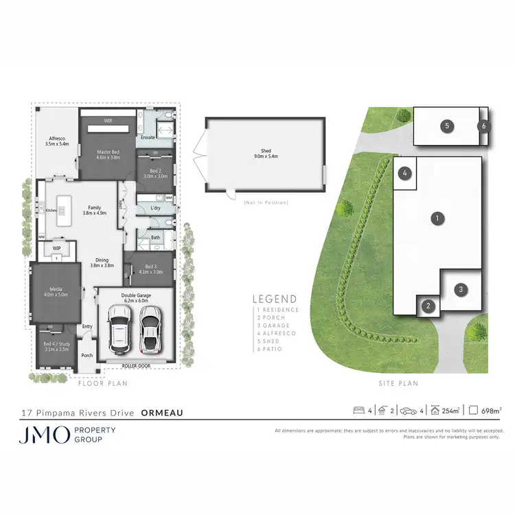 Floorplan of Homely house listing, 17 Pimpama Rivers Drive, Ormeau QLD 4208