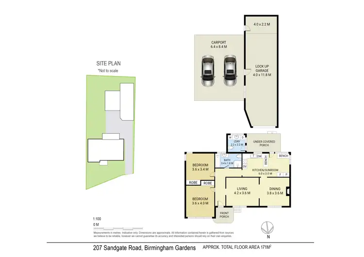 Floorplan of Homely house listing, 207 Sandgate Road, Birmingham Gardens NSW 2287