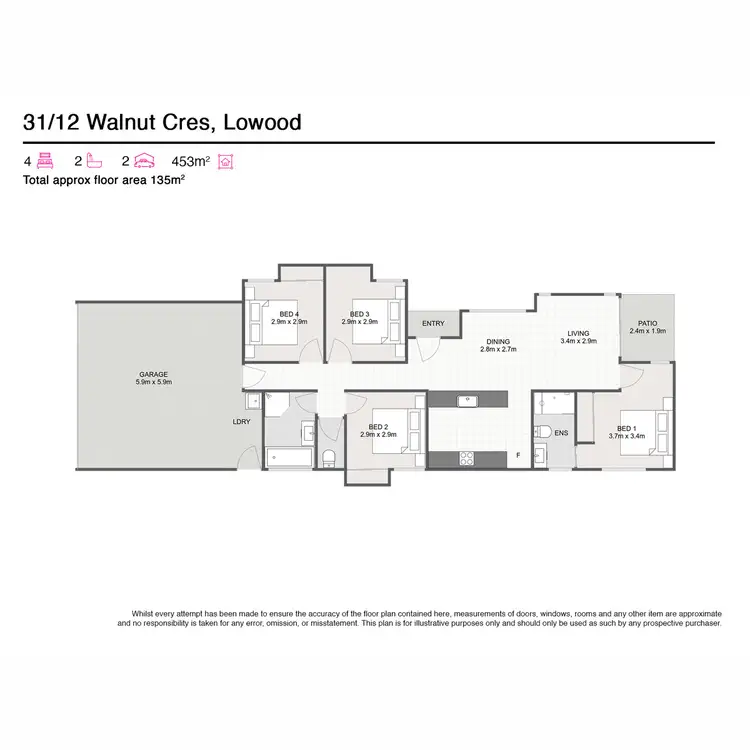 Floorplan of Homely house listing, 31/12 Walnut Crescent, Lowood QLD 4311
