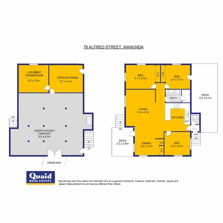 Floorplan of Homely house listing, 76 Alfred Street, Manunda QLD 4870