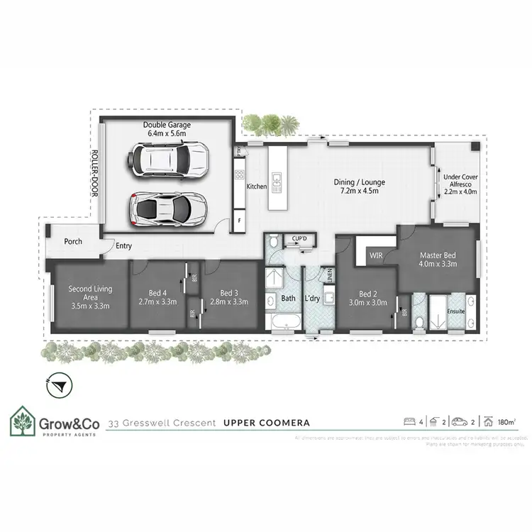 Floorplan of Homely house listing, 33 Gresswell Crescent, Upper Coomera QLD 4209