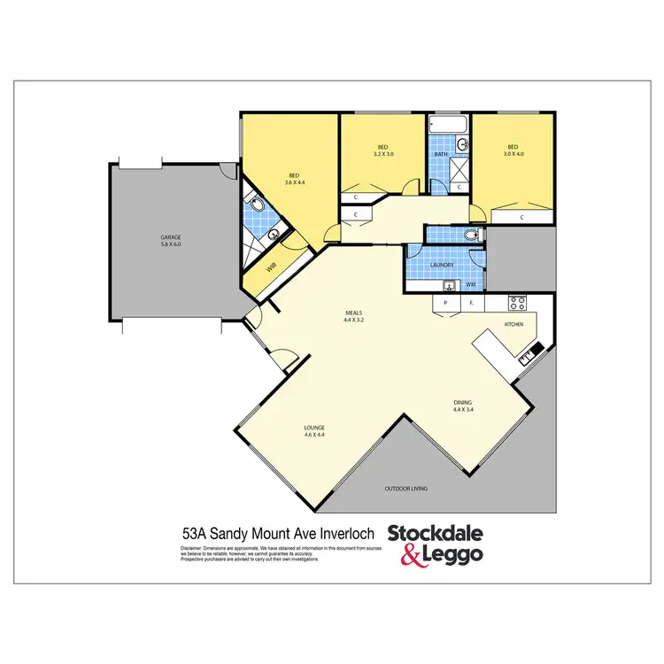 Floorplan of Homely house listing, 53a Sandy Mount Avenue, Inverloch VIC 3996
