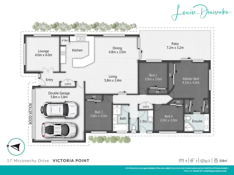 Floorplan of Homely house listing, 17 McConechy Drive, Victoria Point QLD 4165