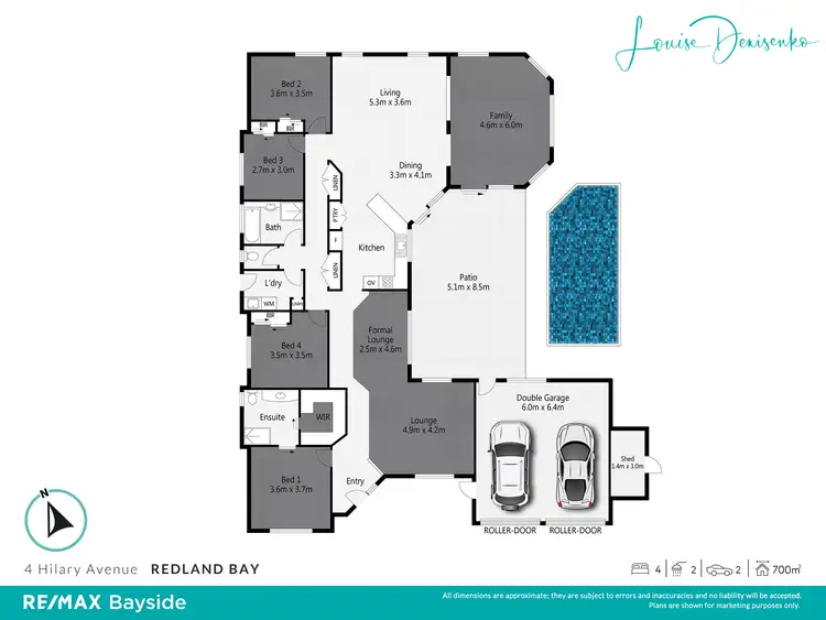 Floorplan of Homely house listing, 4 Hilary Avenue, Redland Bay QLD 4165