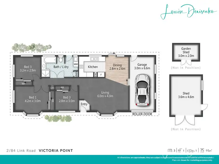Floorplan of Homely villa listing, 2/84 Link Road, Victoria Point QLD 4165