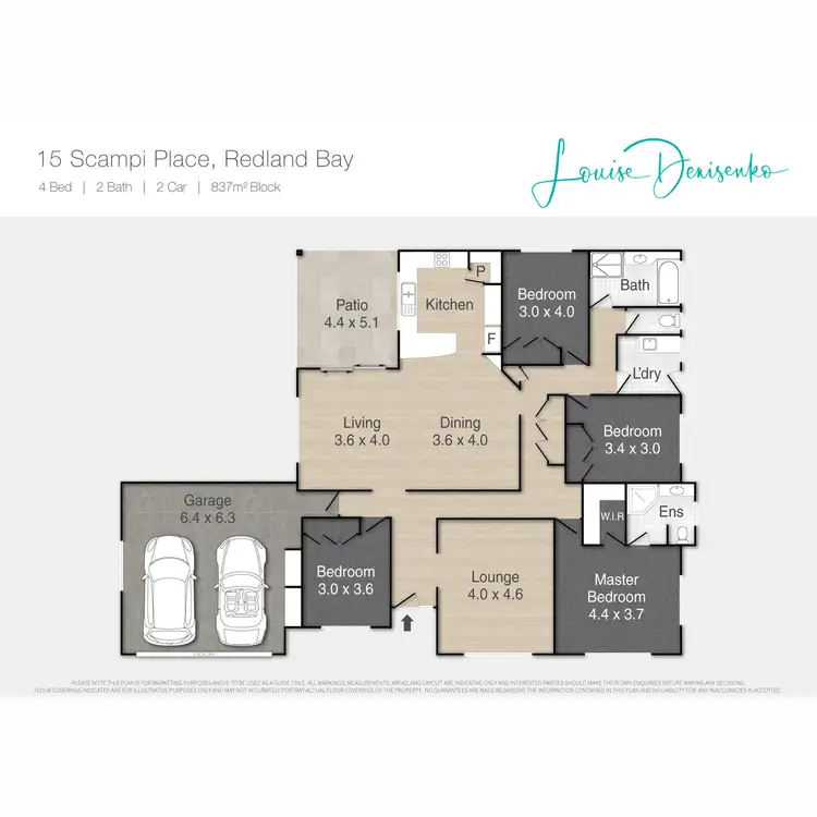 Floorplan of Homely house listing, 15 Scampi Place, Redland Bay QLD 4165