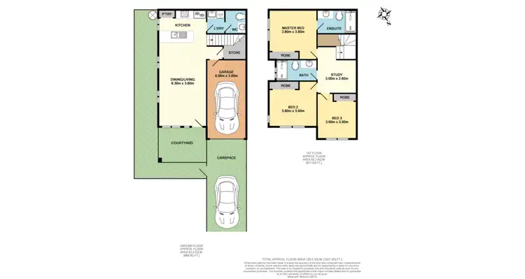 Floorplan of Homely townhouse listing, 12/15 Grandly Street, Doolandella QLD 4077