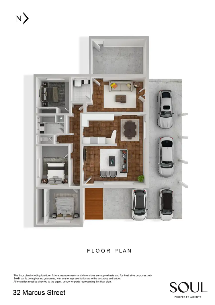 Floorplan of Homely house listing, 32 Marcus Street, Griffith NSW 2680